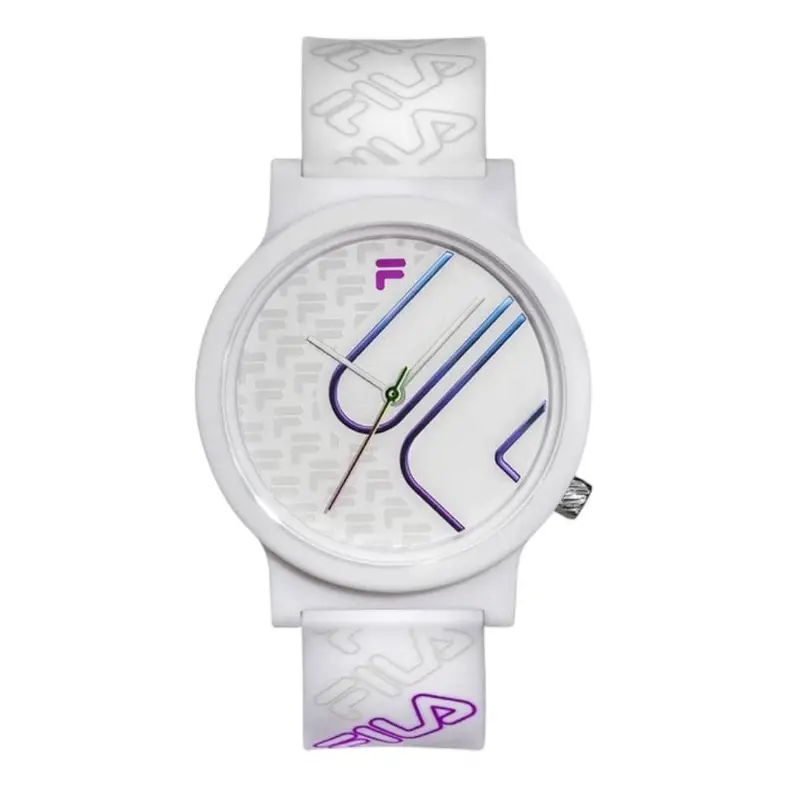 Fila Analog White Dial & Silicone Strap Unisex Watch 38-320-201 1