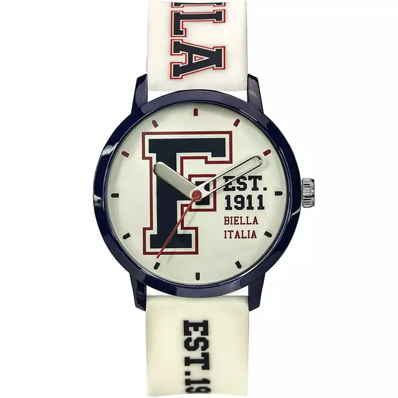 Fila Analog White Dial Silicone Strap Unisex Watch 38-326-201 1