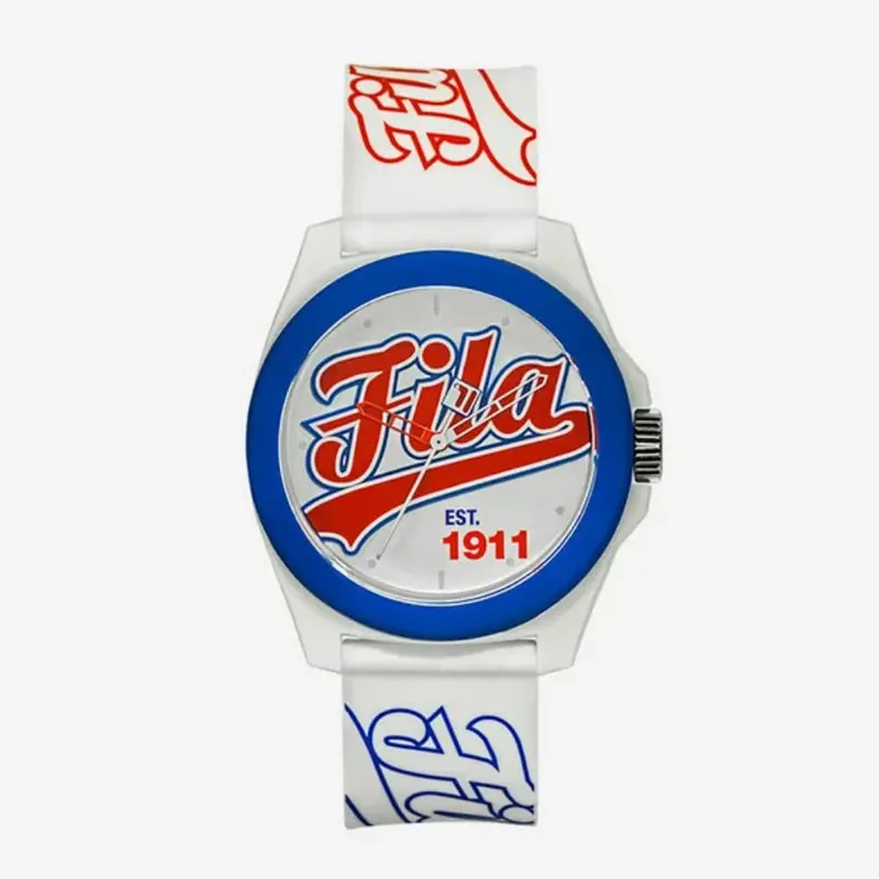 Fila Analog White Dial & Silicone Strap Unisex Watch 38-330-002 1