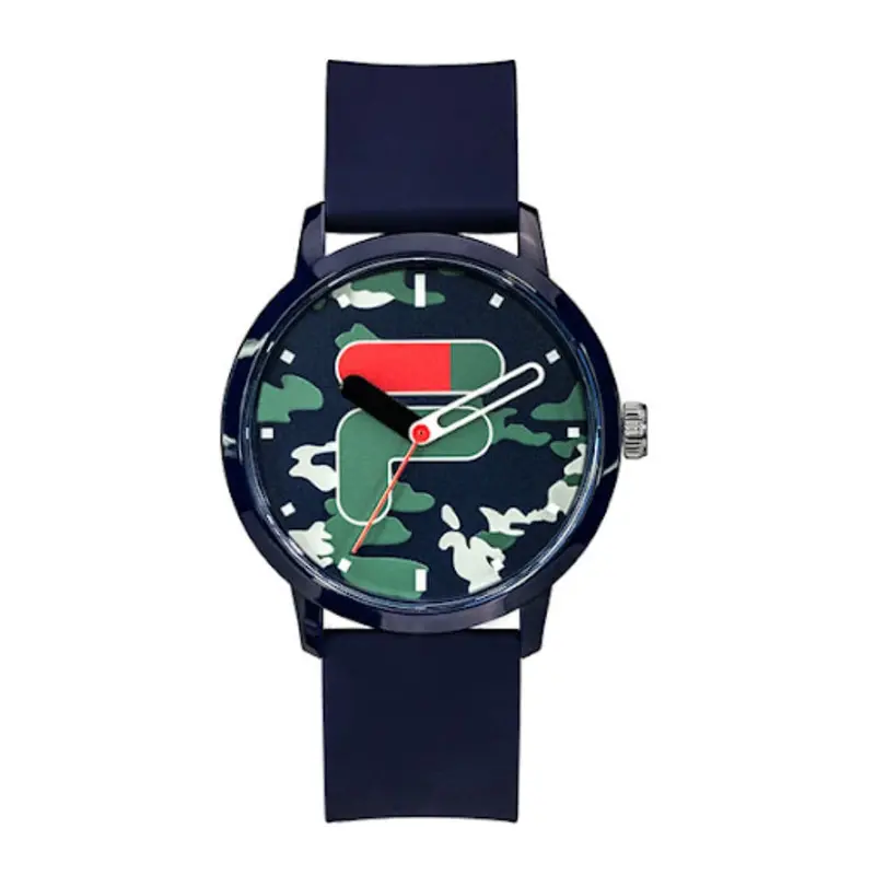 Fila Blue Silicone Strap Men's Watch 38-326-101 1