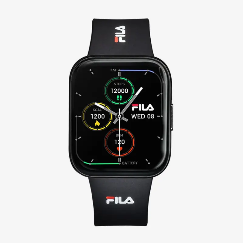 Fila Digital Black Silicone Strap Unisex Smartwatch Sw/26B.Apec 1