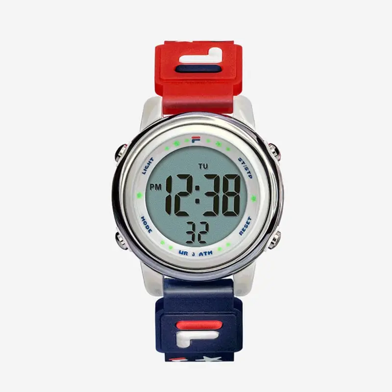 Fila Digital Multicolor Silicone Strap Men Watch 38-218-007 1