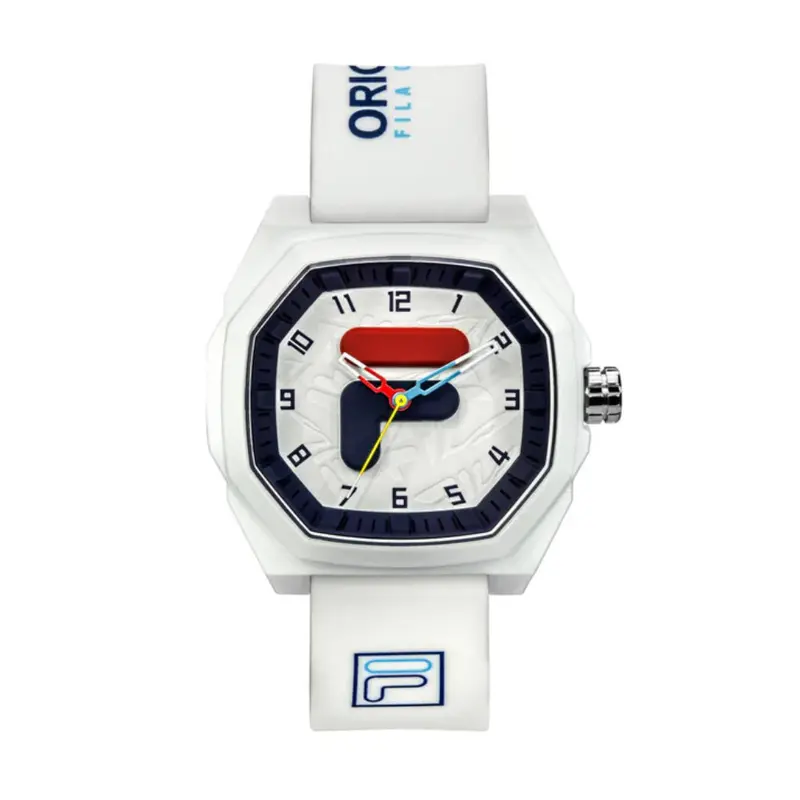 Fila Mcmxi White Silicone Strap Men's Watch 38-348-001 1