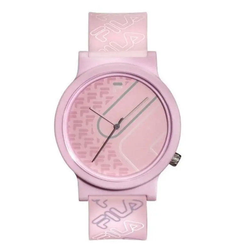Fila Pink Dial And Pink Silicone Strap Women Watch 38-320-205 1