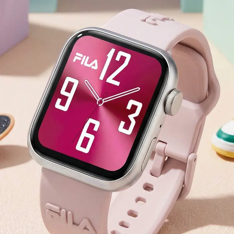 Fila Pink Silicone Strap Women's Smartwatch Sw/65G.Apec 1