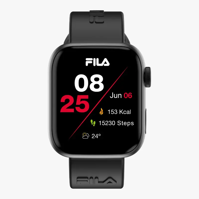 Fila Smartwatch Black Silicone Strap Men's Watch Sw/35B.Apec 1