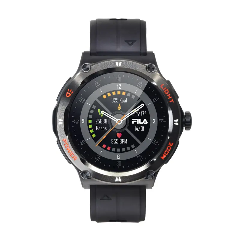 Fila Waterproof Silicone White Extra Leather Strap Smartwatch - Bluetooth | Sw/56.Apec 1