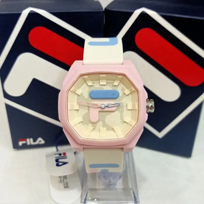 Fila White Dial & Silicone Strap Women's Watch 38-6105-008 1