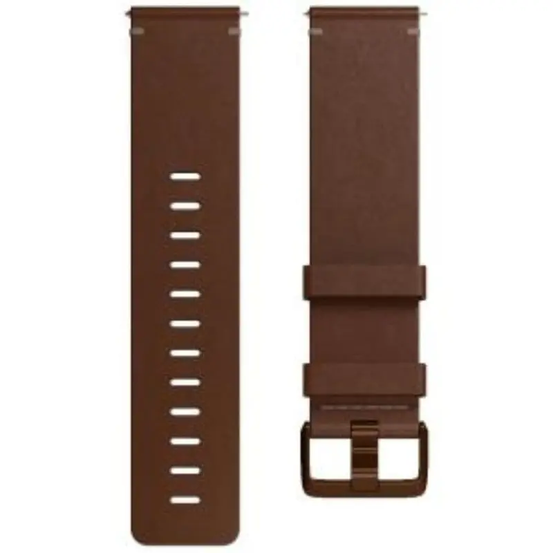 Fitbit Fb166lbdbl Versa Accessory Band Leather Cognac Large 1