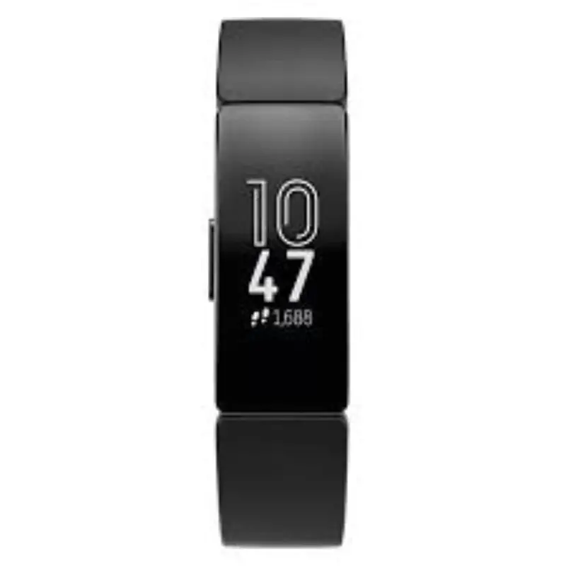 Fitbit Inspire Hr Black Fb413bkbk Silicone Tracker 1