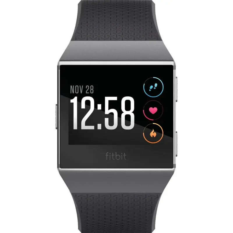 Fitbit Ionic Fb503gybk Gray Silicone Fitness Watch 1