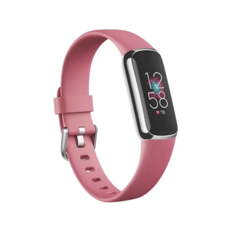 Fitbit Luxe Platinum/Orchid Unisex Smartwatch Fb422srmg-Frcjk 1