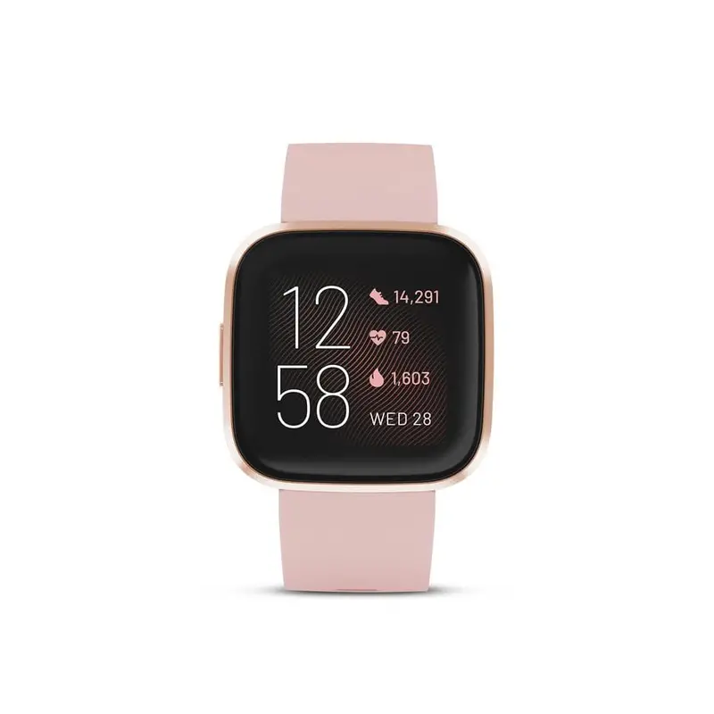 Fitbit Versa 2 Petal / Copper Rose Aluminium Fb507rgpk-Frcjk Silicone Smartwatch 1