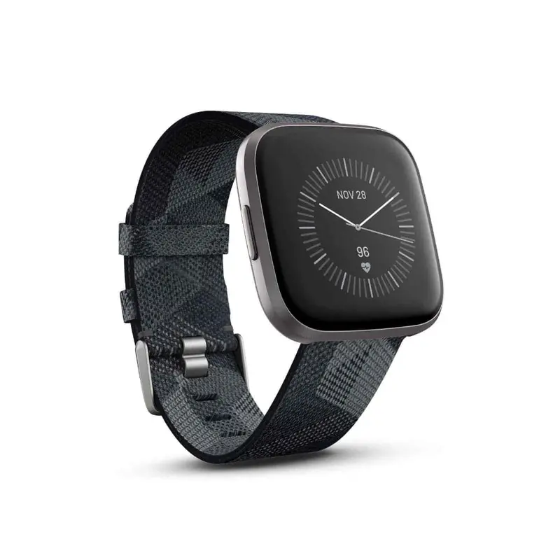 Fitbit Versa 2 Smoke / Mist Grey Aluminium Fb507gygy-Frcjk Woven Smartwatch 1