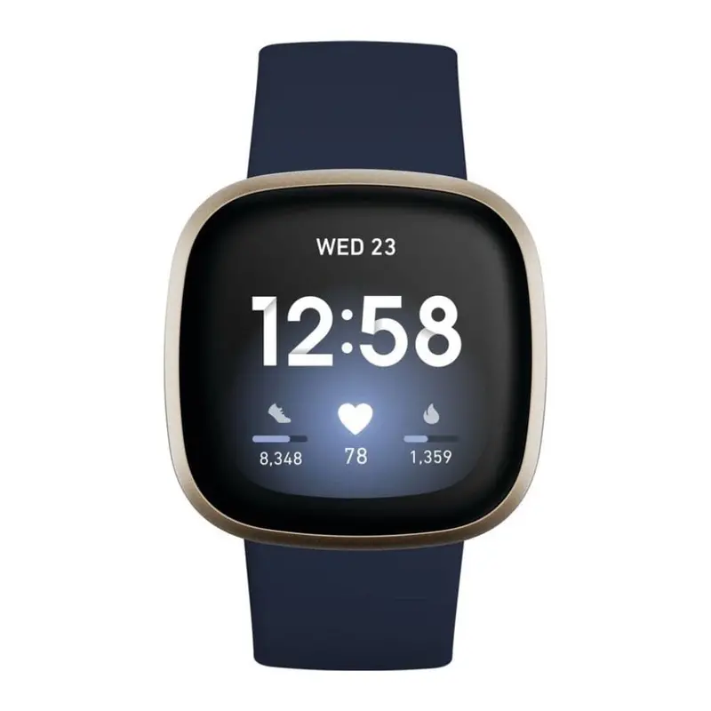Fitbit Versa 3 Midnight/Soft Gold Smartwatch Fb511glnv-Frcjk 1