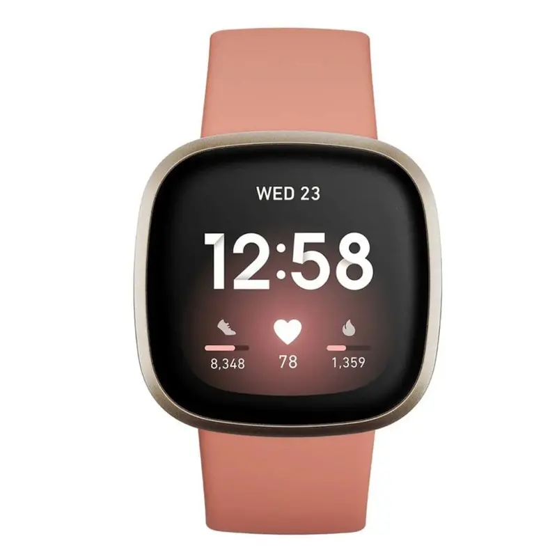 Fitbit Versa 3 Pink Clay/Soft Gold Smartwatch Fb511glpk-Frcjk 1