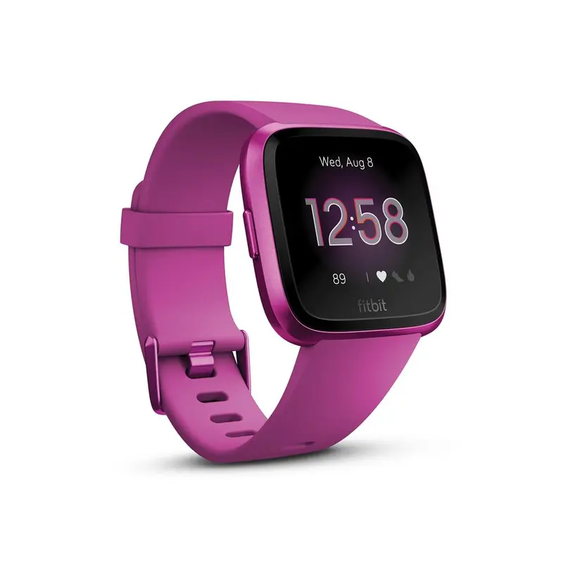 Fitbit Versa Lite Mulberry Fb415pmpm Silicone Smartwatch 1