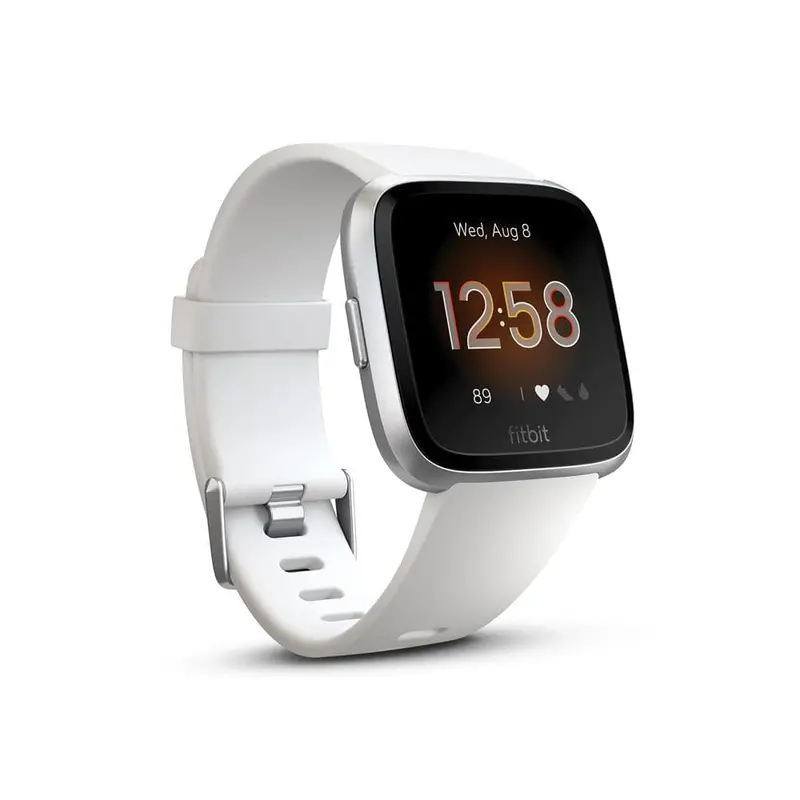 Fitbit Versa Lite White / Silver Aluminium Fb415srwt  Silicone Smartwatch 1