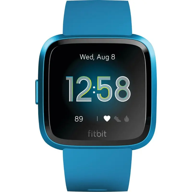 Fitibit Versa Lite Fb415bubu Marina Blue Women's Health Tracking Watch 1