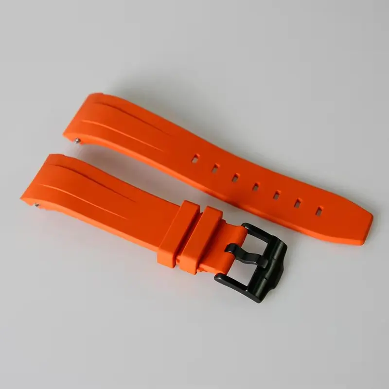 Fkm Rubber Watch Strap: Orange 5