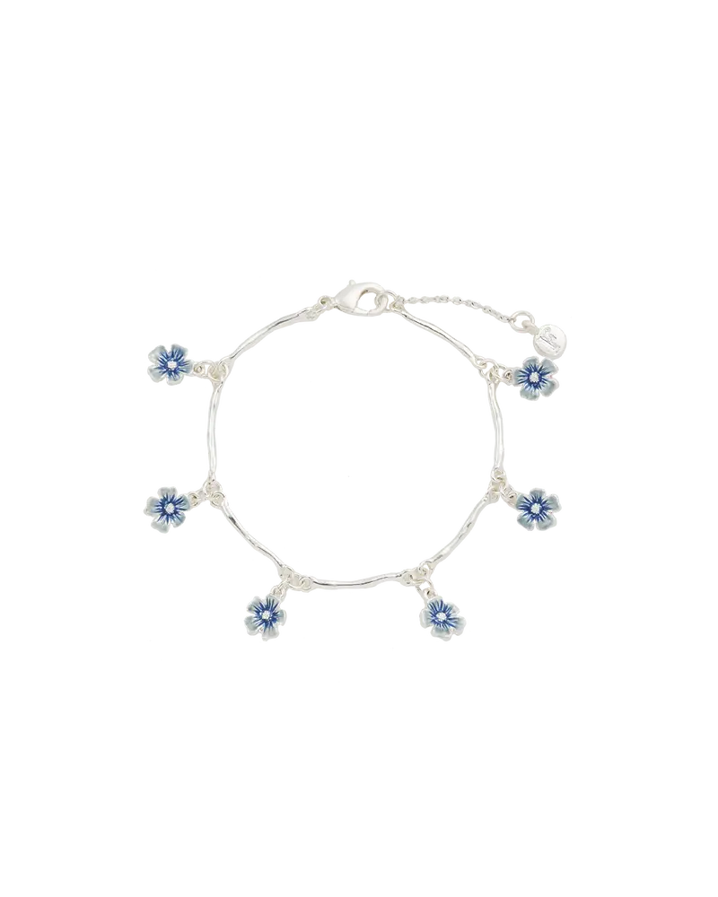 Forget Me Not Silver Bracelet 1