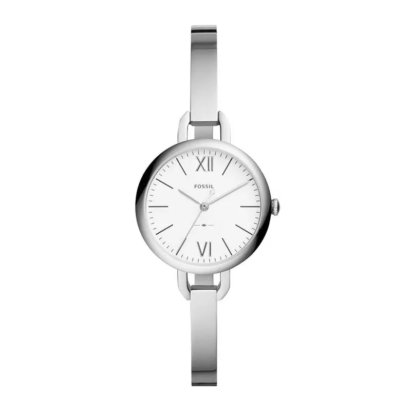 Fossil Annette Analog Quartz Silver Stainless Steel Es4390 Women's Watch 1