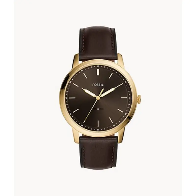 Fossil Black Dial And Brown Leather Strap Women Watch Fs5756 1