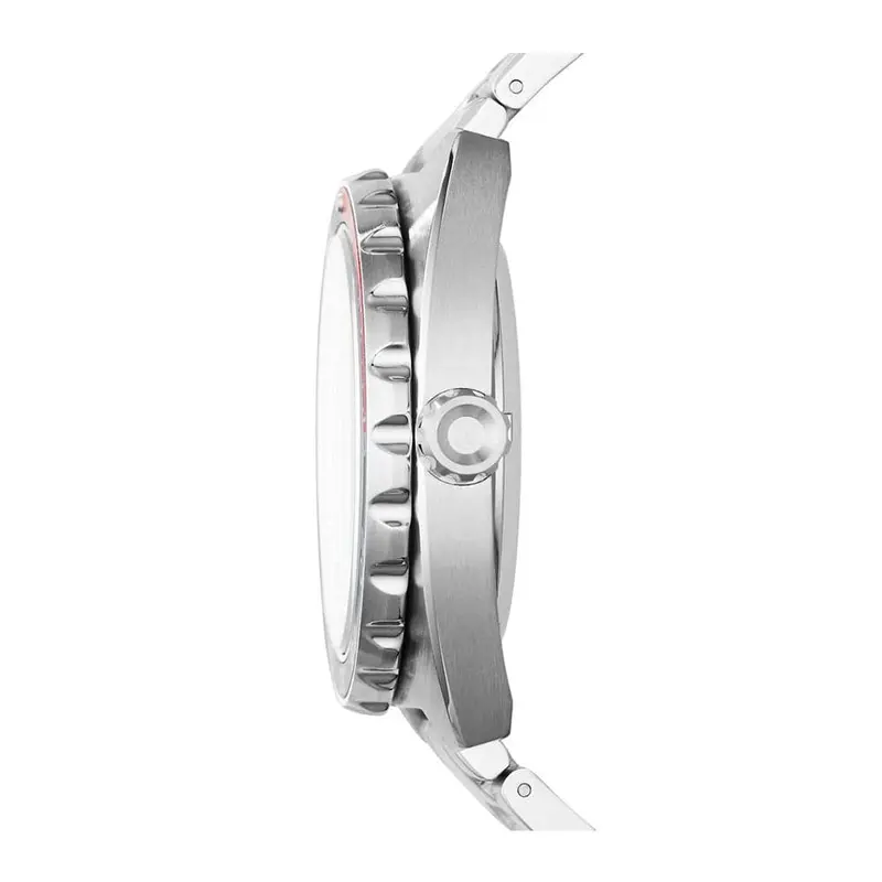 Fossil Breaker Analog Quartz Silver Stainless Steel Fs5049 Men's Watch 2