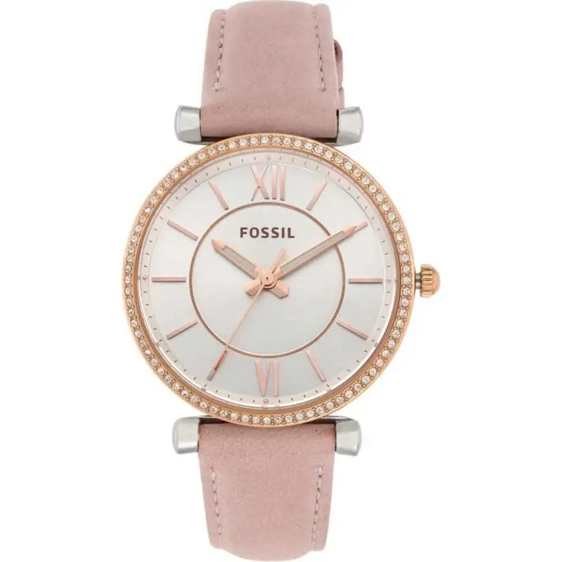 Fossil Carlie Es4484 Blush Leather Women Watch 1