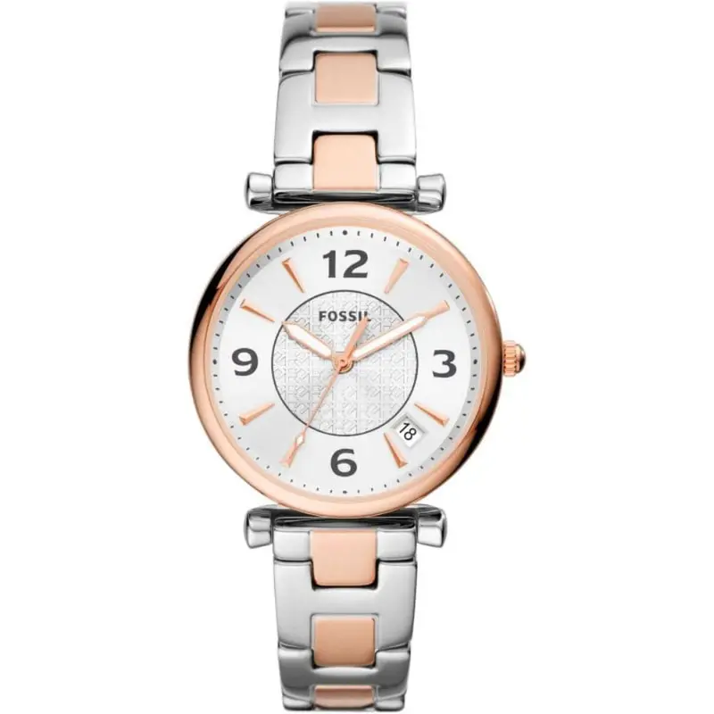 Fossil Carlie Es5156 Two-Tone Stainless Steel Women Watch 1