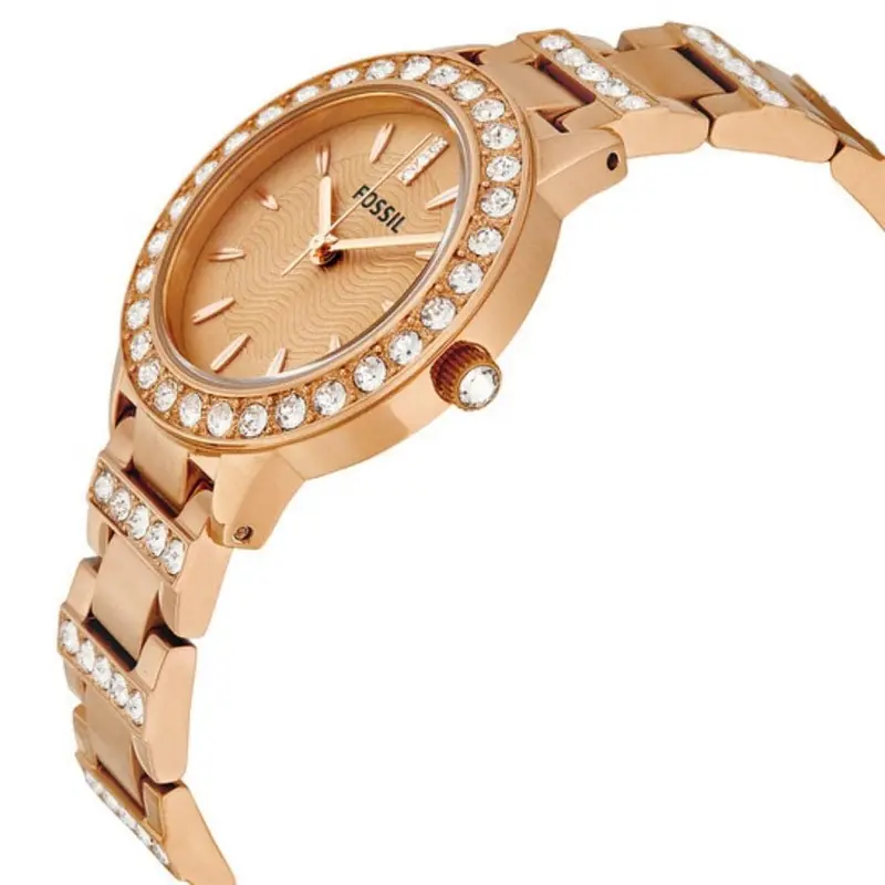 Fossil Es3020 Rose Gold Stainless Steel Women's Watch 2
