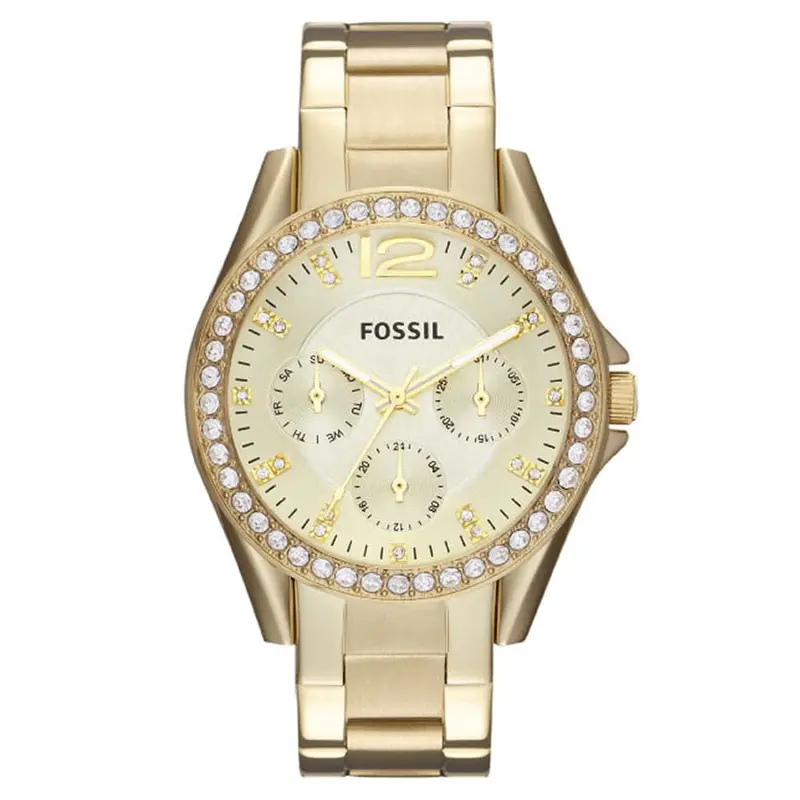 Fossil Es3203 Gold Stainless Steel Women's Watch 1