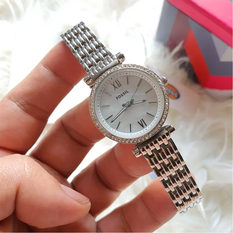 Fossil Es4647 Carlie Mini Three-Hand Stainless Steel Women's Watch 2