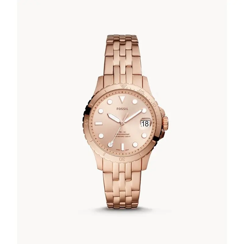 Fossil Es4748 Rose Gold Stainless Steel Women's Watch 1