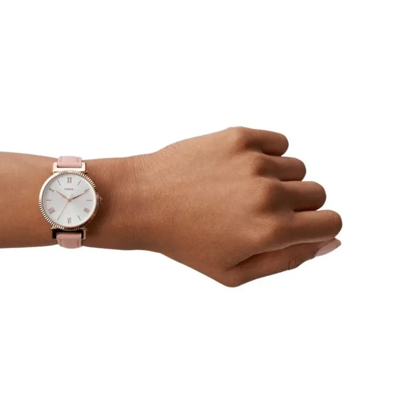 Fossil Es4794 Pink Leather Women Watch 2