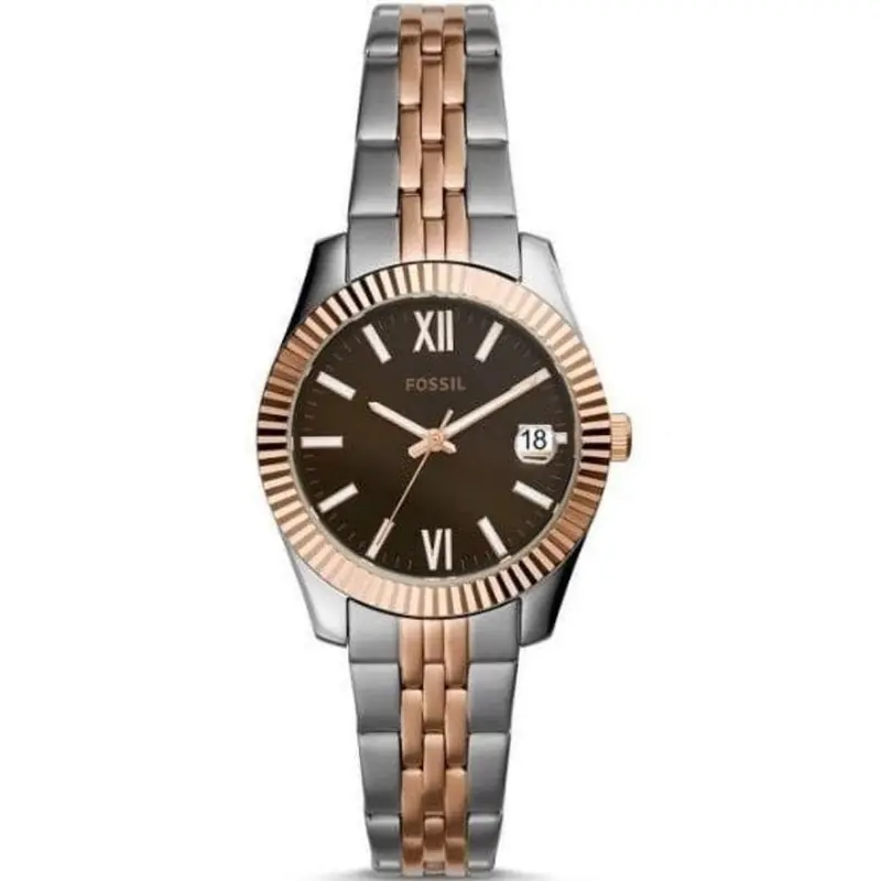Fossil Es4821 Scarlette Mini Three Hands Two-Tone Stainless Steel Women's Watch 1