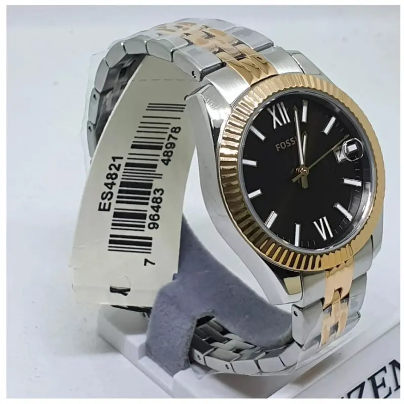 Fossil Es4821 Scarlette Mini Three Hands Two-Tone Stainless Steel Women's Watch 2