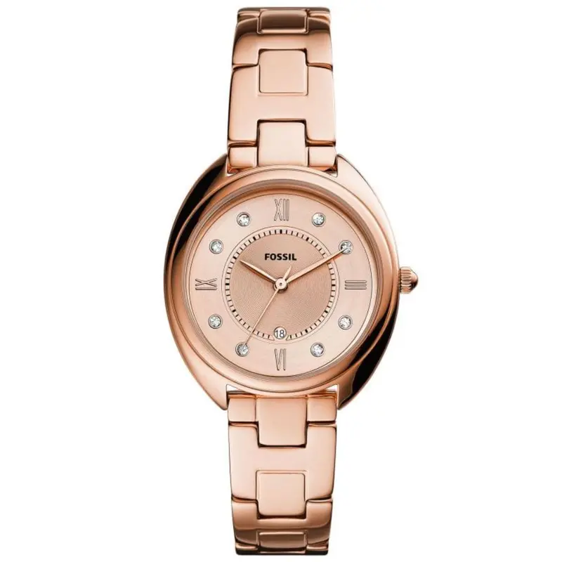 Fossil Es5070 Rose Gold Stainless Steel Women's Watch 1