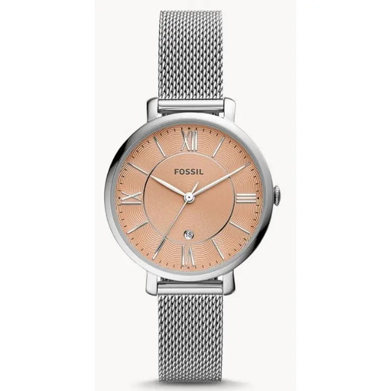Fossil Es5089 Silver Stainless Steel Womens Watch 1