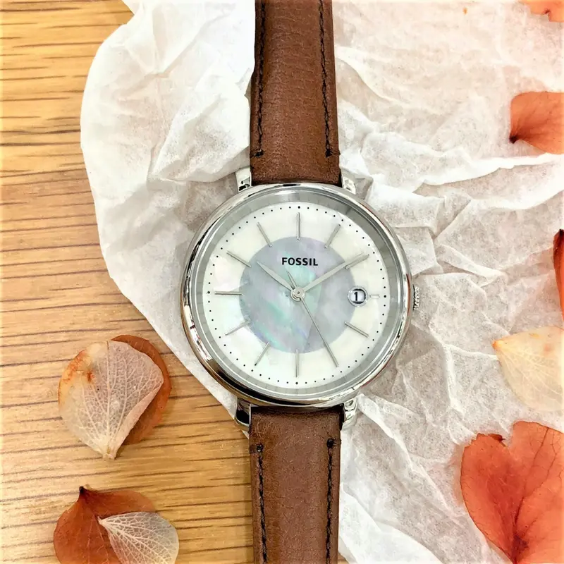Fossil Es5090 Brown Leather Strap Women's Watch 2