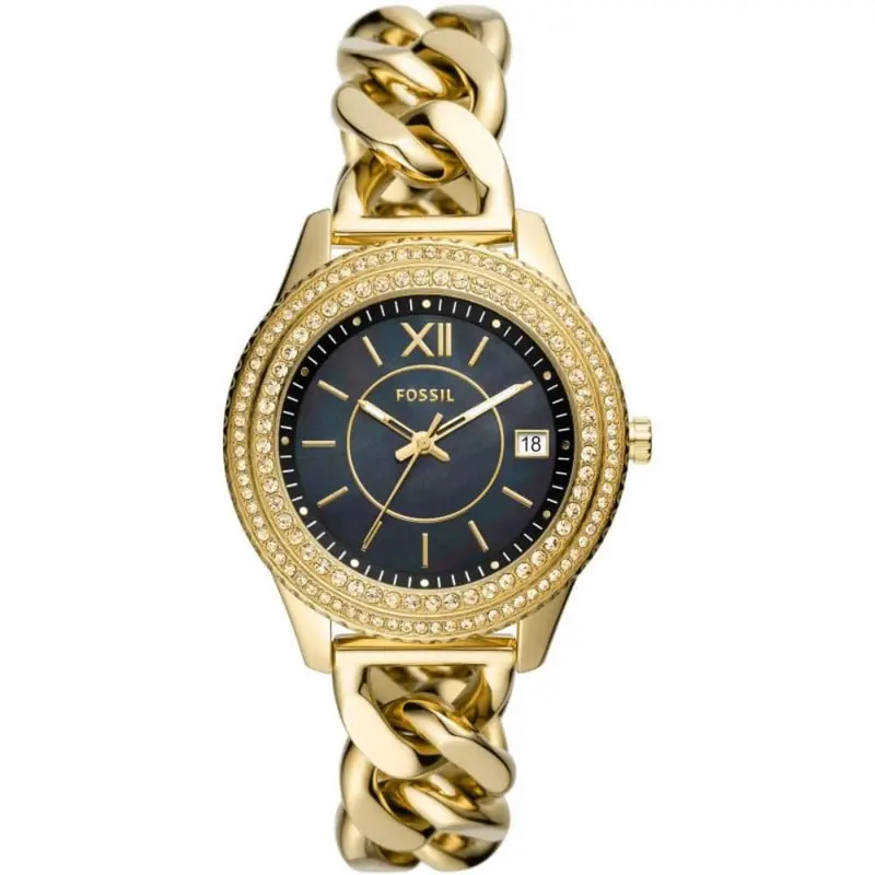Fossil Es5133 Gold Stainless Steel Ladies Watch 1