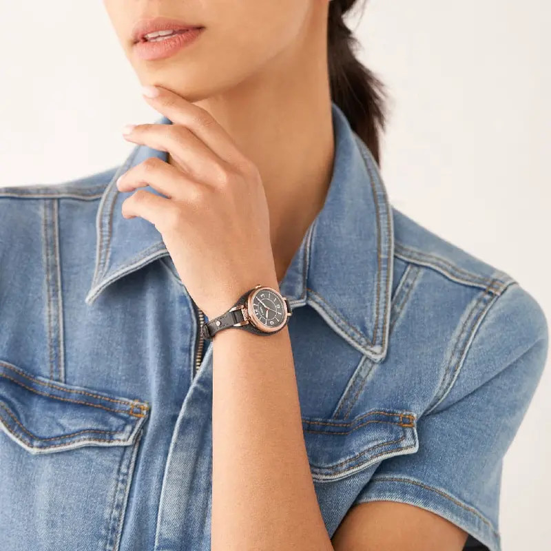 Fossil Es5212p Leather Women Watch 2