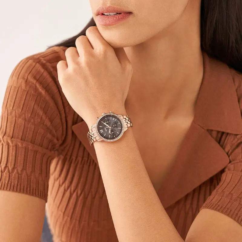Fossil Es5218 Rose Gold Stainless Steel Women Watch 2