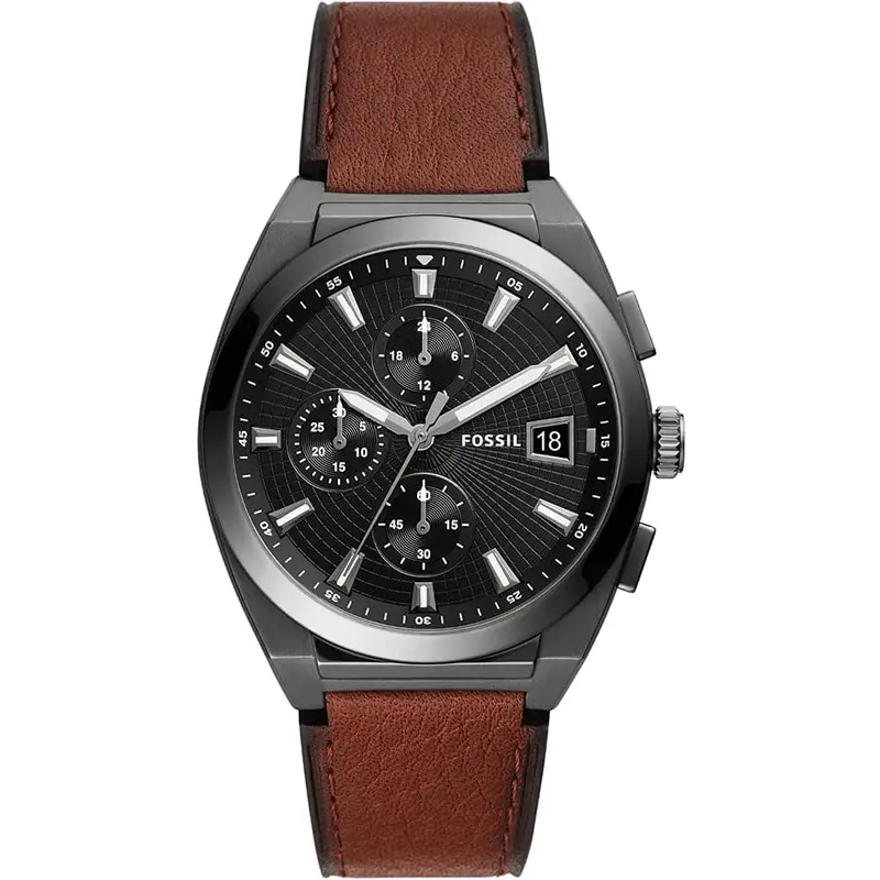 Fossil Everett Fs5799 Brwon Leather Men's Watch 1