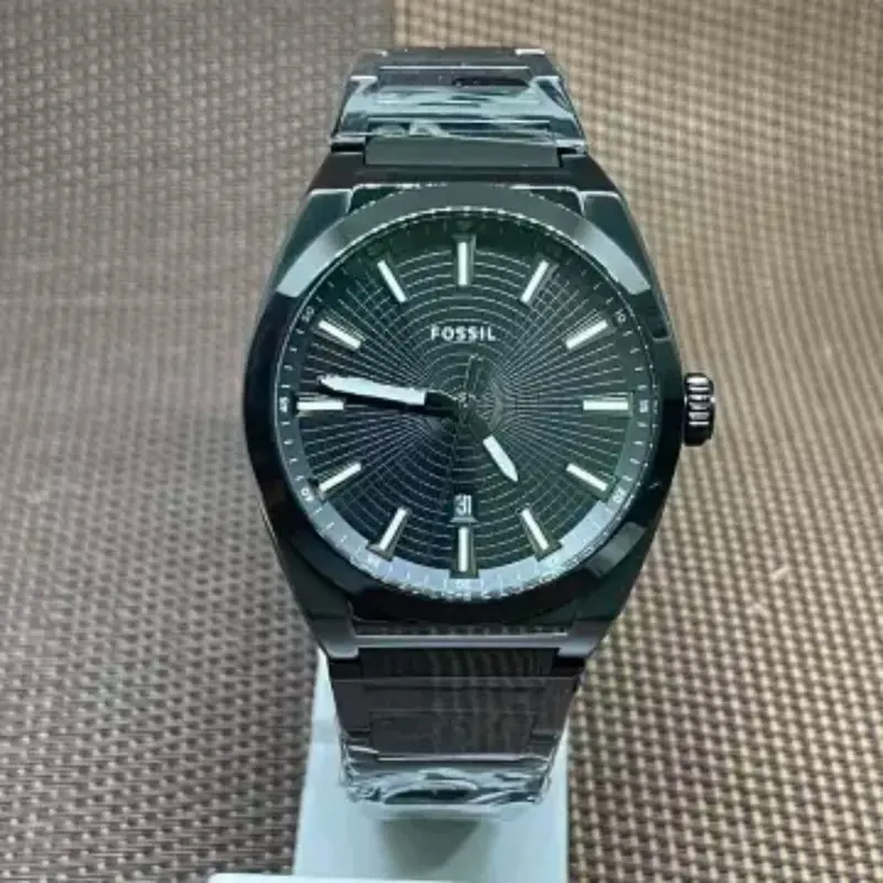 Fossil Everett Fs5824 Black Stainless Steel Men's Watch 2