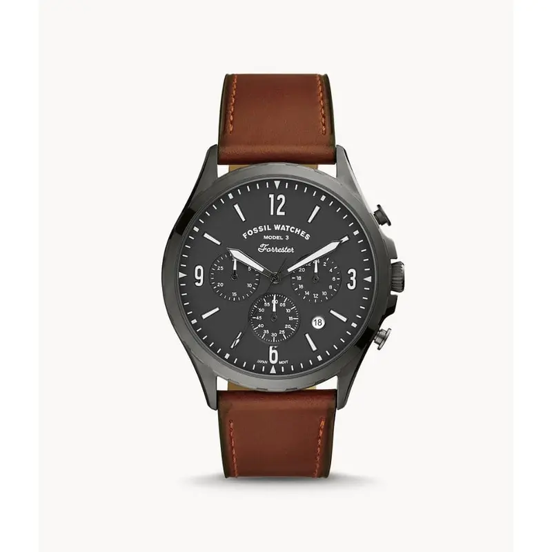 Fossil Forrester Chronograph Amber Leather Men's Watch - Fs5815 1