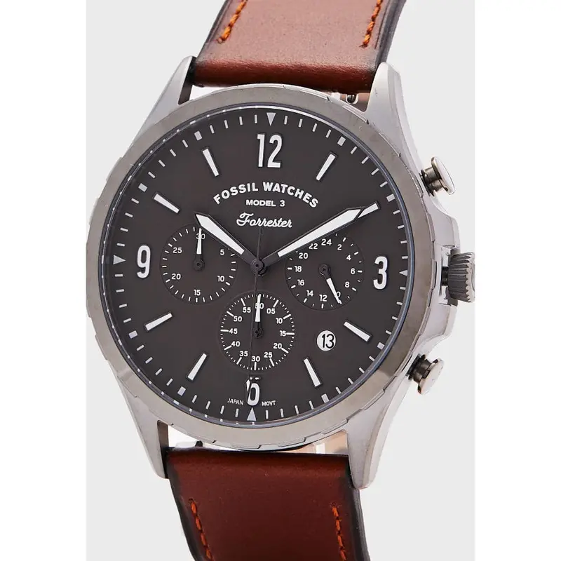 Fossil Forrester Chronograph Amber Leather Men's Watch - Fs5815 2