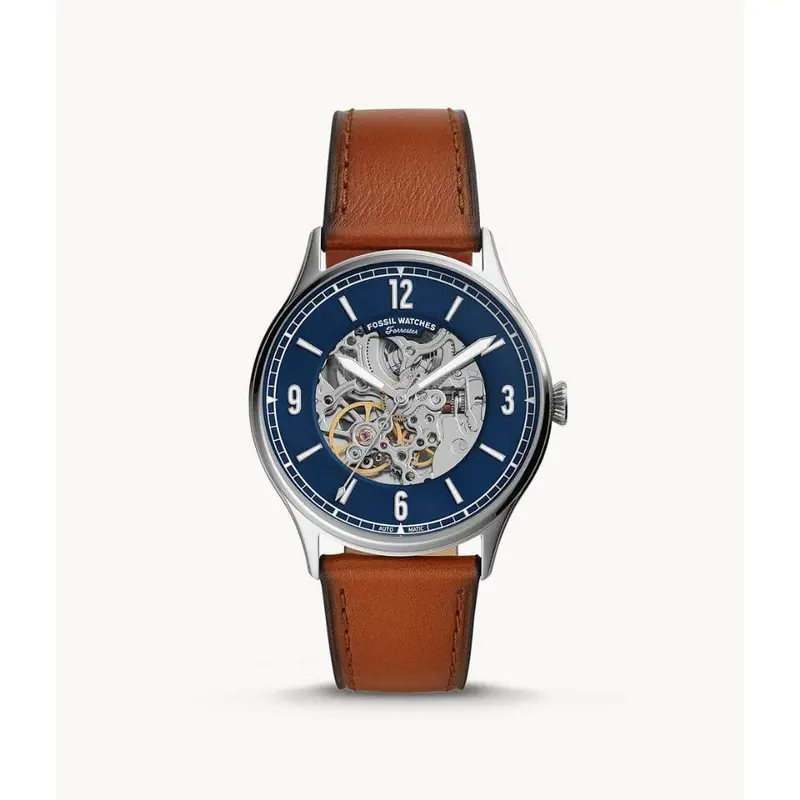 Fossil Forrester Me3179 Luggage Leather Men's Watch 1
