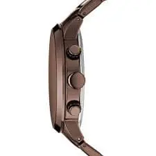Fossil Fs4357 Chronograph Brown Dial Ip Stainless Steel Bracelet Men's Watch 2