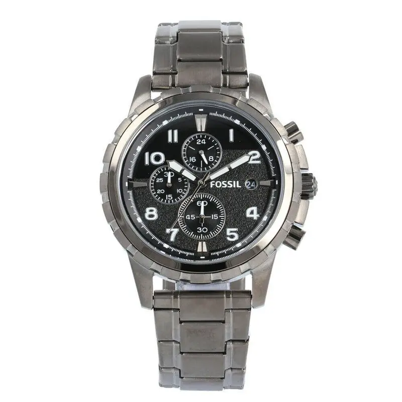 Fossil Fs4721ie Black Dial Stainless Steel Men's Watch 1